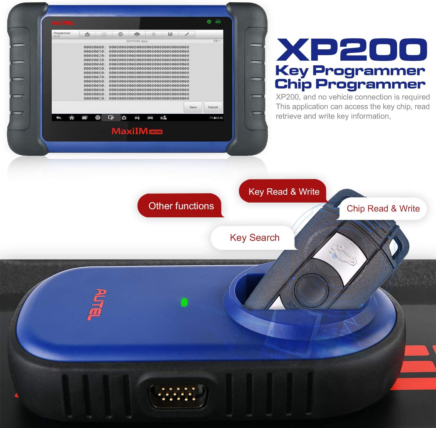 Autel MaxiIM IM508 Key Programming Scan Tool with XP200
