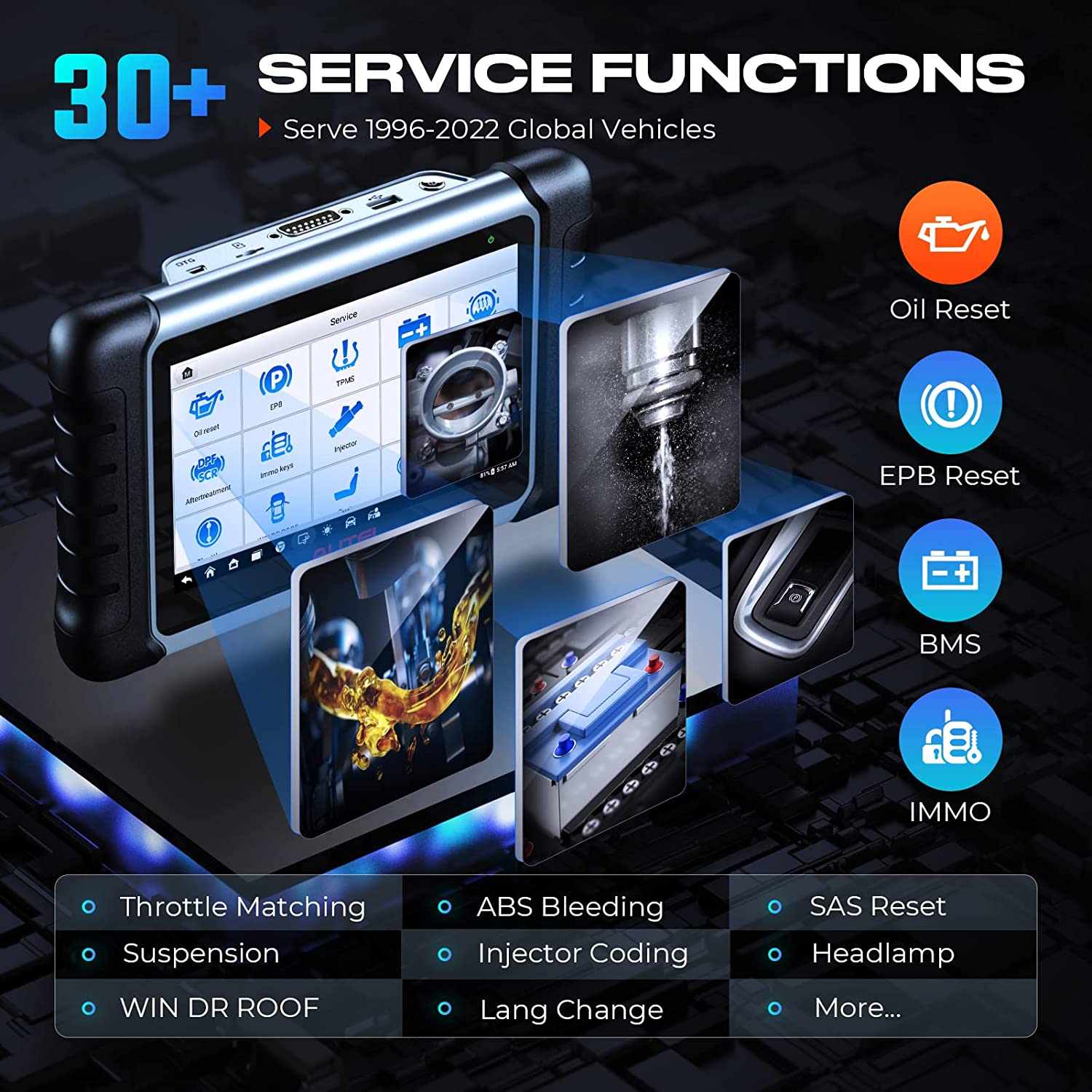 Autel Scanner MP808S Bidirectional Scan Tool