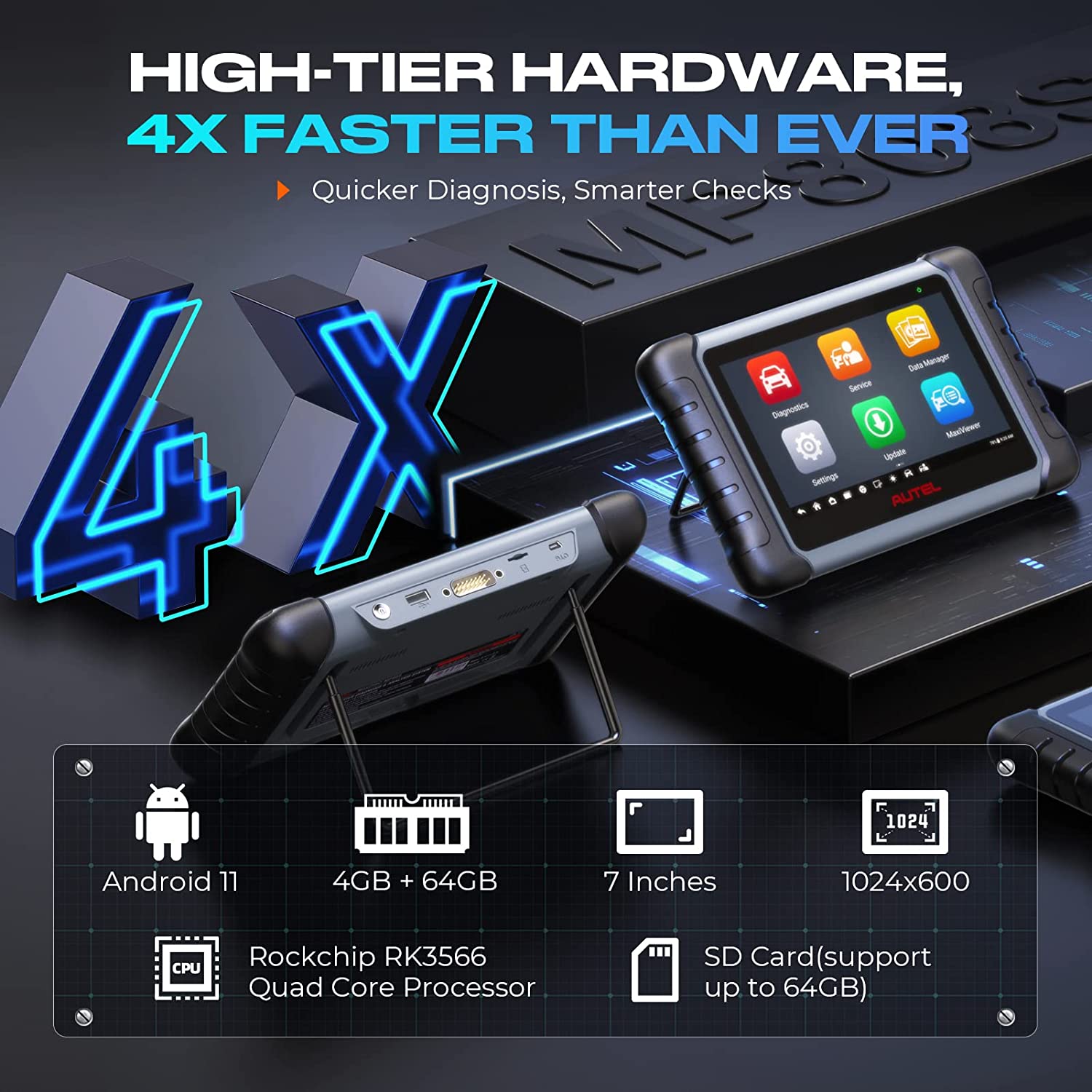 Autel Scanner MP808S Bidirectional Scan Tool