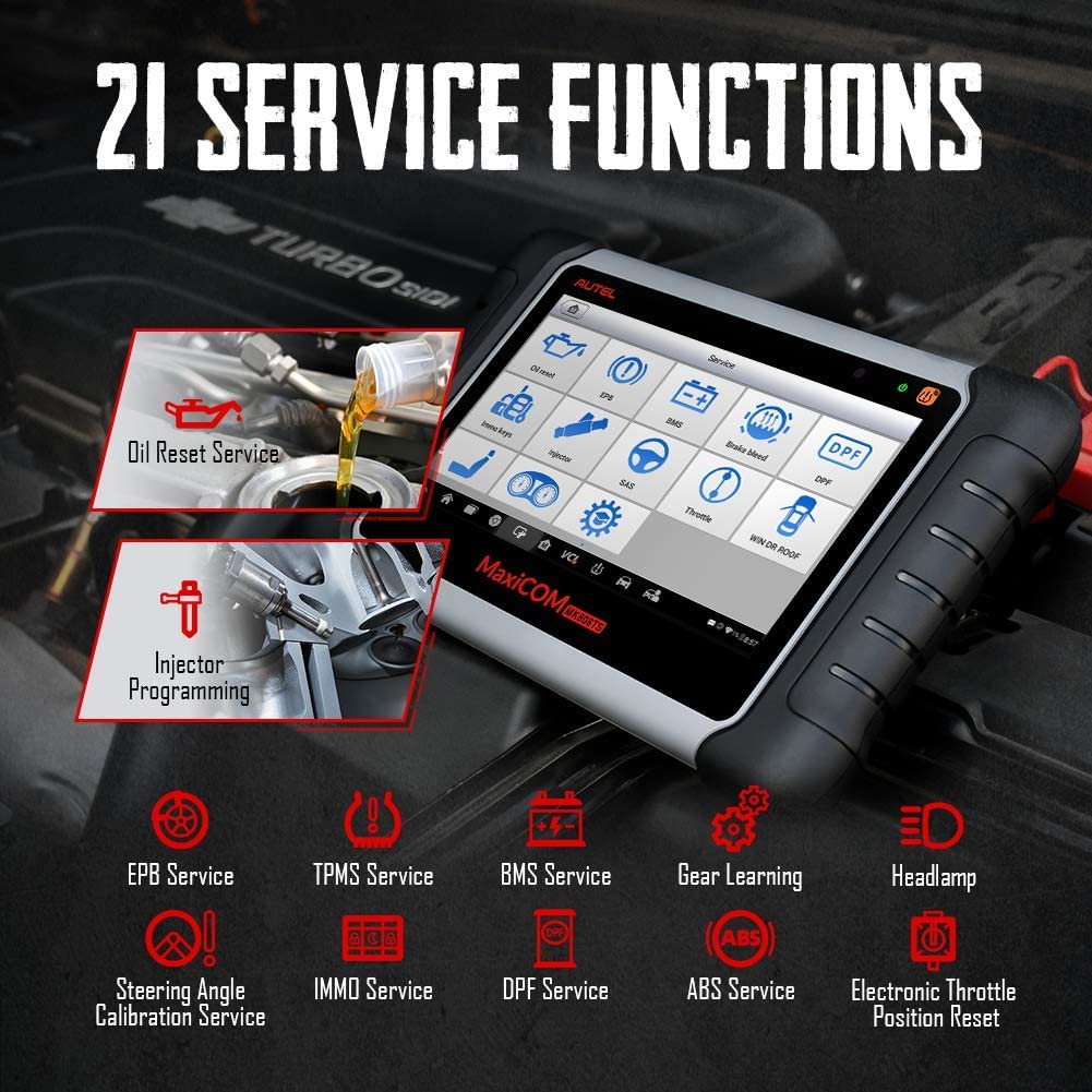 Autel MaxiCOM MK808TS TPMS Scanner with Complete TPMS and Sensor Programming