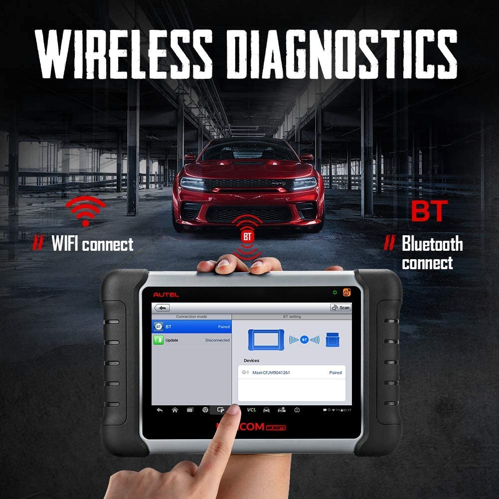 Autel MaxiCOM MK808TS TPMS Scanner with Complete TPMS and Sensor Programming