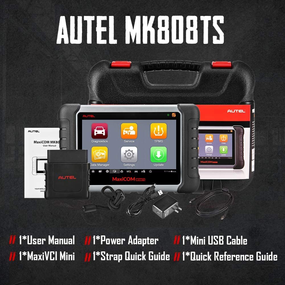 Autel MaxiCOM MK808TS TPMS Scanner with Complete TPMS and Sensor Programming