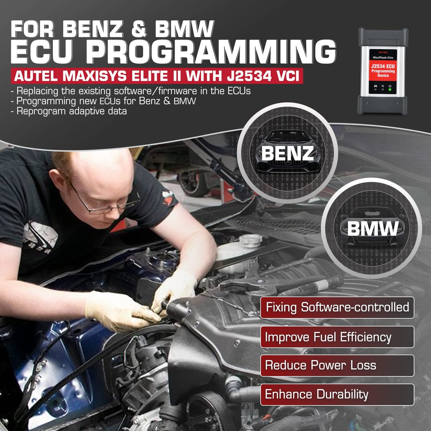 Autel Maxisys Elite II Diagnostic Tool with J2534 ECU Programming Upgraded Version of Maxisys Elite/Maxicom MK908p