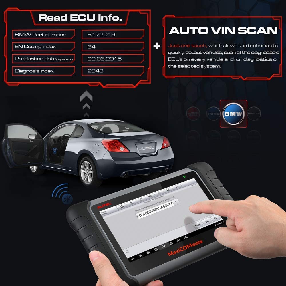 Autel MaxiCOM MK808BT Upgraded Ver. Of MK808 MX808