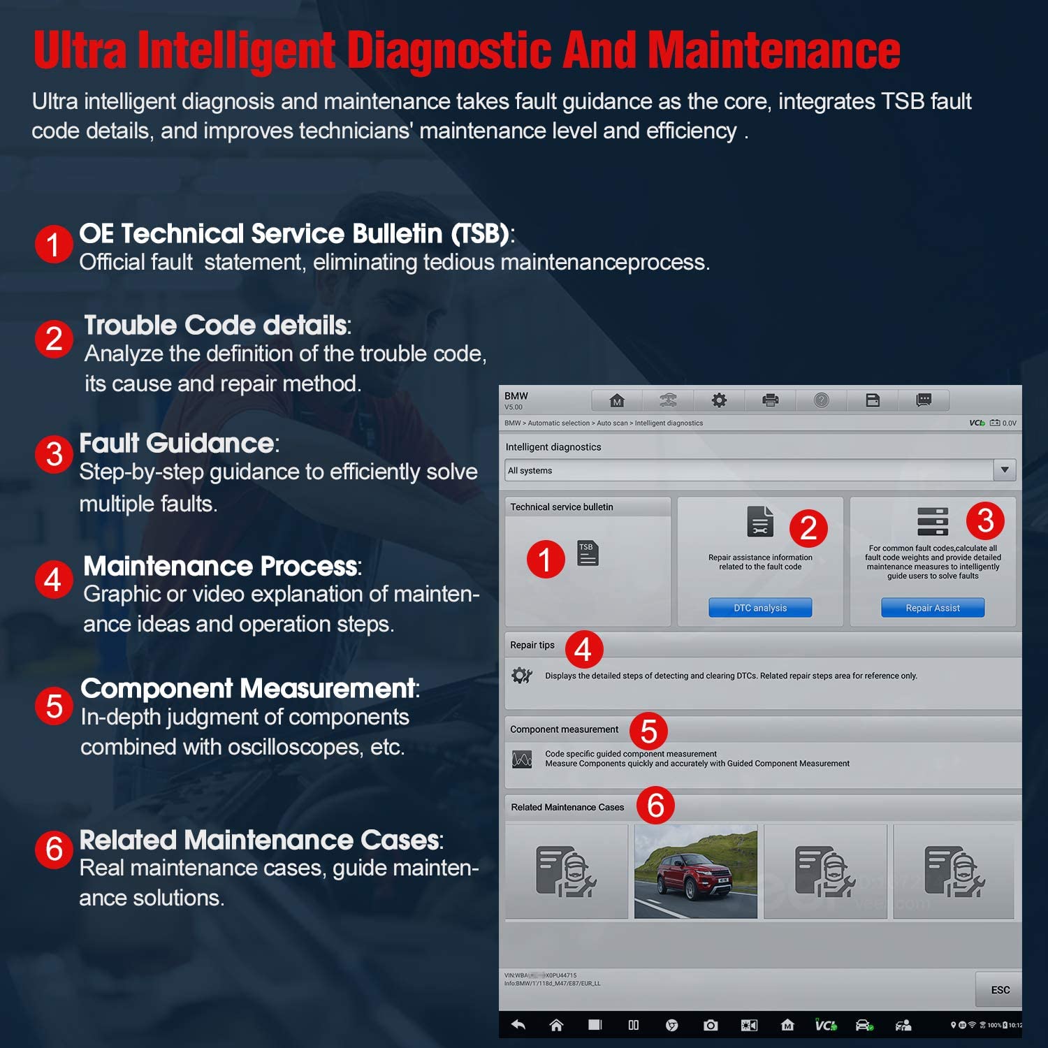 Autel MaxiSys Ultra Automotive Diagnostic Scanner -Upgraded MS908S Pro/Elite/MS909/MS919 + Free Gift