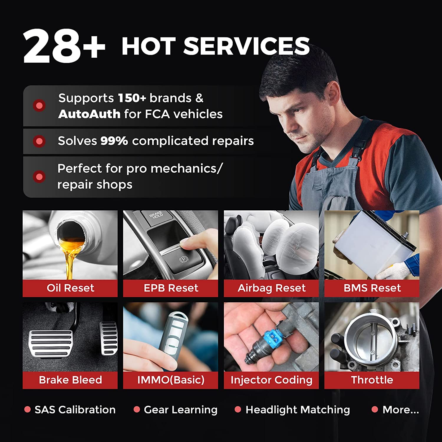 Autel MaxiCOM MK808S - Updated of MaxiCheck MX808/MK808