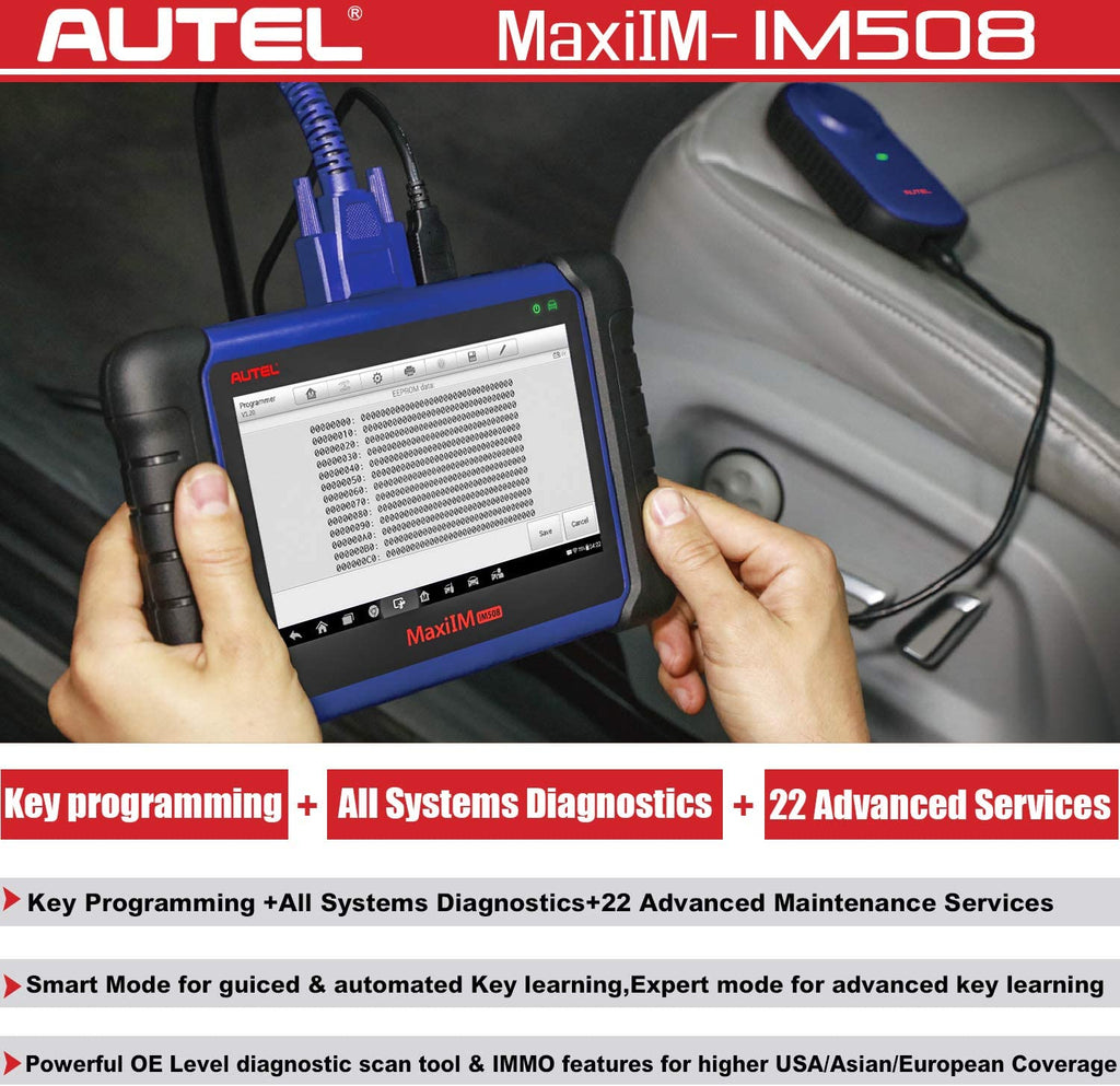 Autel MaxiIM IM508 Key Programming Scan Tool with XP200 – Autelmaxisys.com