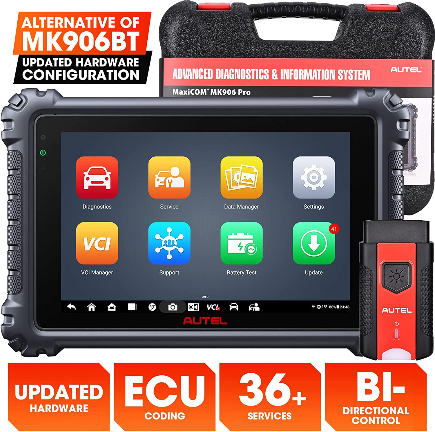 Autel MaxiSYS MS906 Pro, Advance Diagnostic Tool, Coding, Remote  Programming