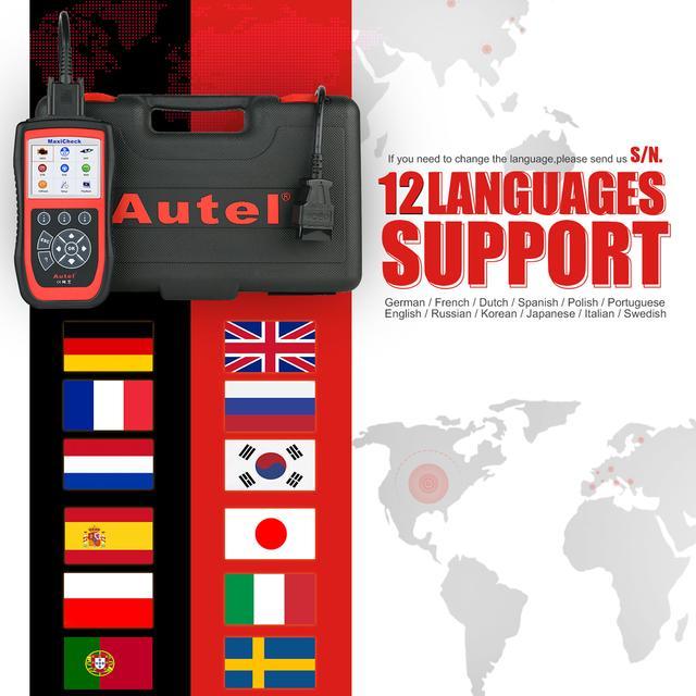Autel MaxiCheck Pro OBD2 Scanner - ABS Brake Bleeding & Diagnostic Tool
