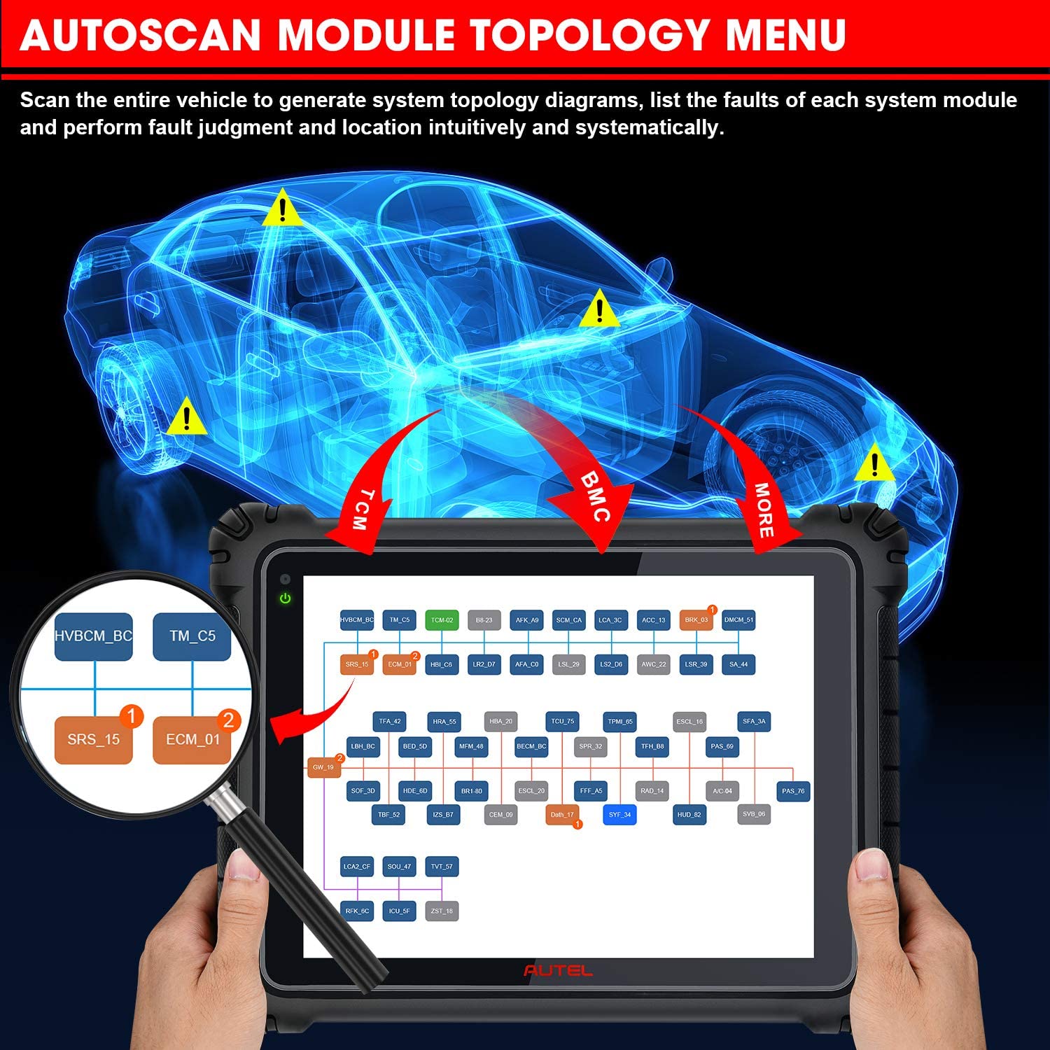 Autel MaxiSys Ultra Top Intelligent Diagnostic Scan Tool Upgraded of MS908S  Pro/Elite/MS909/MS919